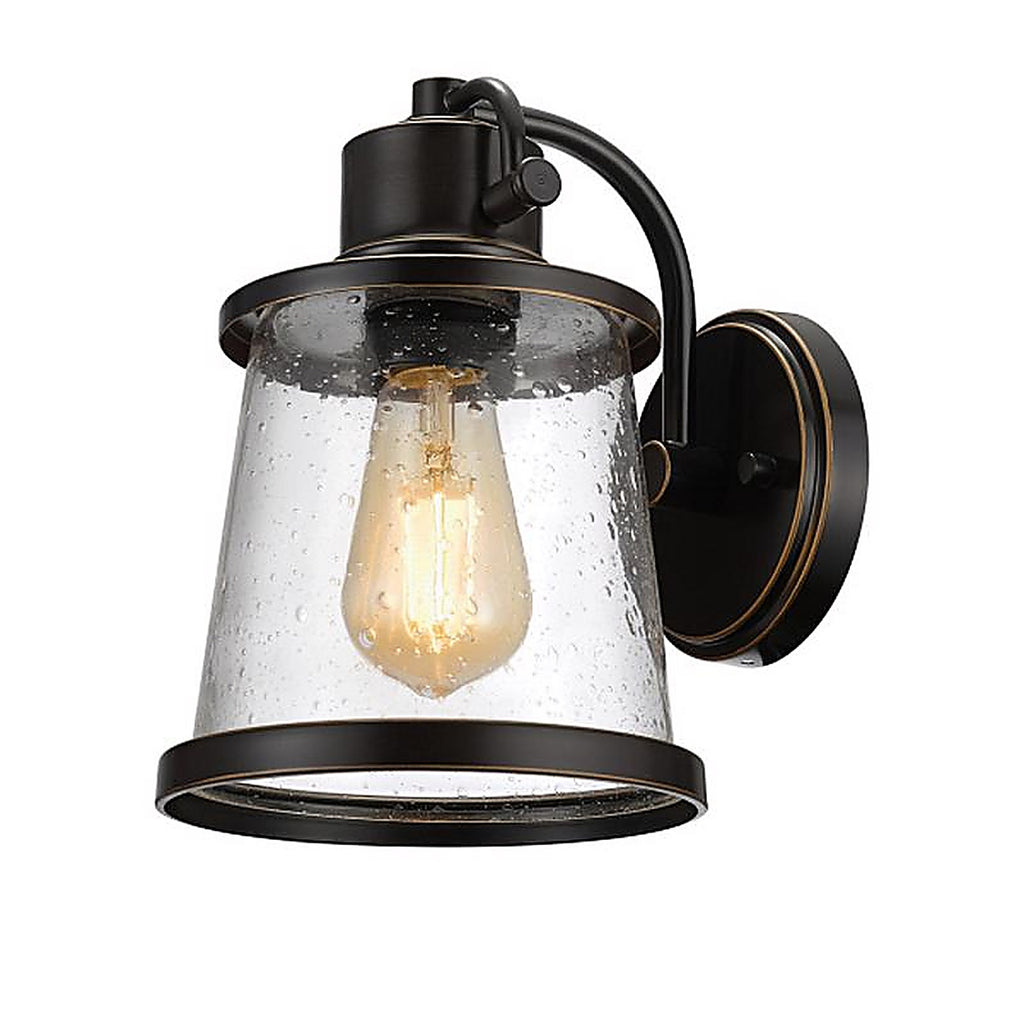 Globe Electric 44127 Charlie 1-Light Oil Rubbed Bronze Rustic Wall Sconce