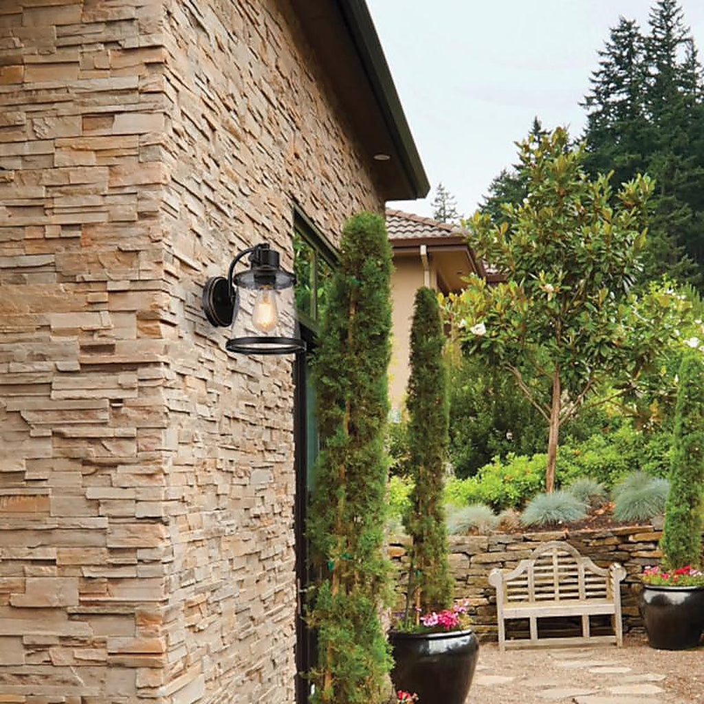 Globe Electric 44127 Charlie 1-Light Oil Rubbed Bronze Rustic Wall Sconce