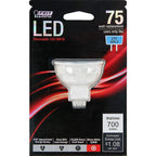 Feit - BPEYC/LED - Mr16 Gu5.3 LED Bulb Bright White 75 Watt Equivalence 1 Pack