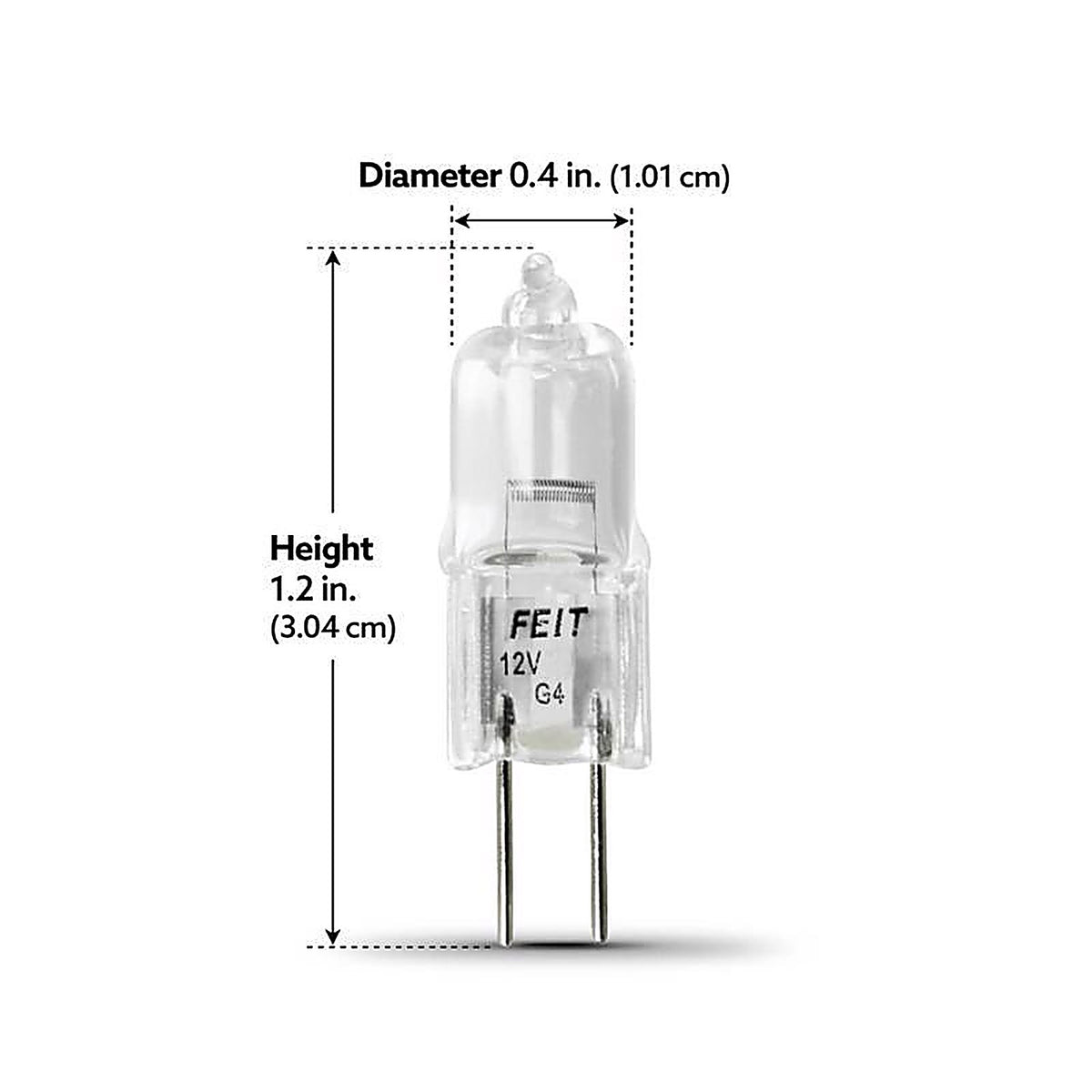 Feit Electric BPQ20T3/RP 20 W T3 Halogen Bulb 250 lm Soft White 1 pk