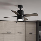 Hunter 53433 Beck 42 in. Matte Black LED Indoor Ceiling Fan