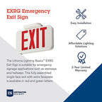 Lithonia Lighting - 269XX0 - Contractor Select Switch Hardwired LED White Exit Sign