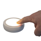 Amertac BL-PCCT-W1 White Battery Powered LED Puck Light 1 pk