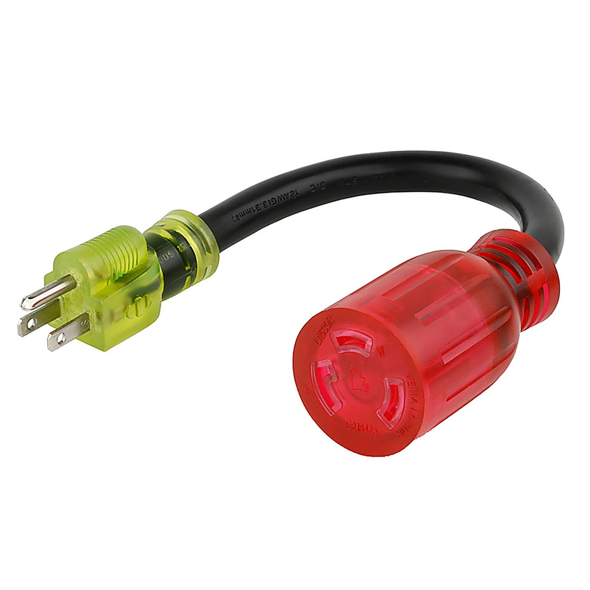 Reliance - AC1531 - Controls Color Connect 12/3 Sjtw 120 V 12 In. L Adapter Cord