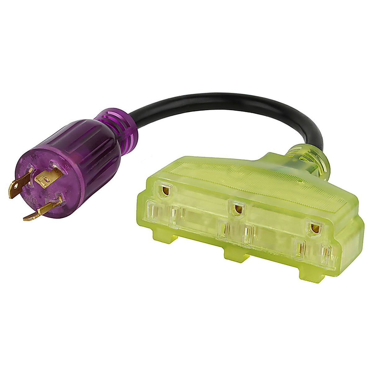 Reliance - AY2215T - Controls Color Connect 12/3 Sjtw 120 V 12 In. L Splitter Cord