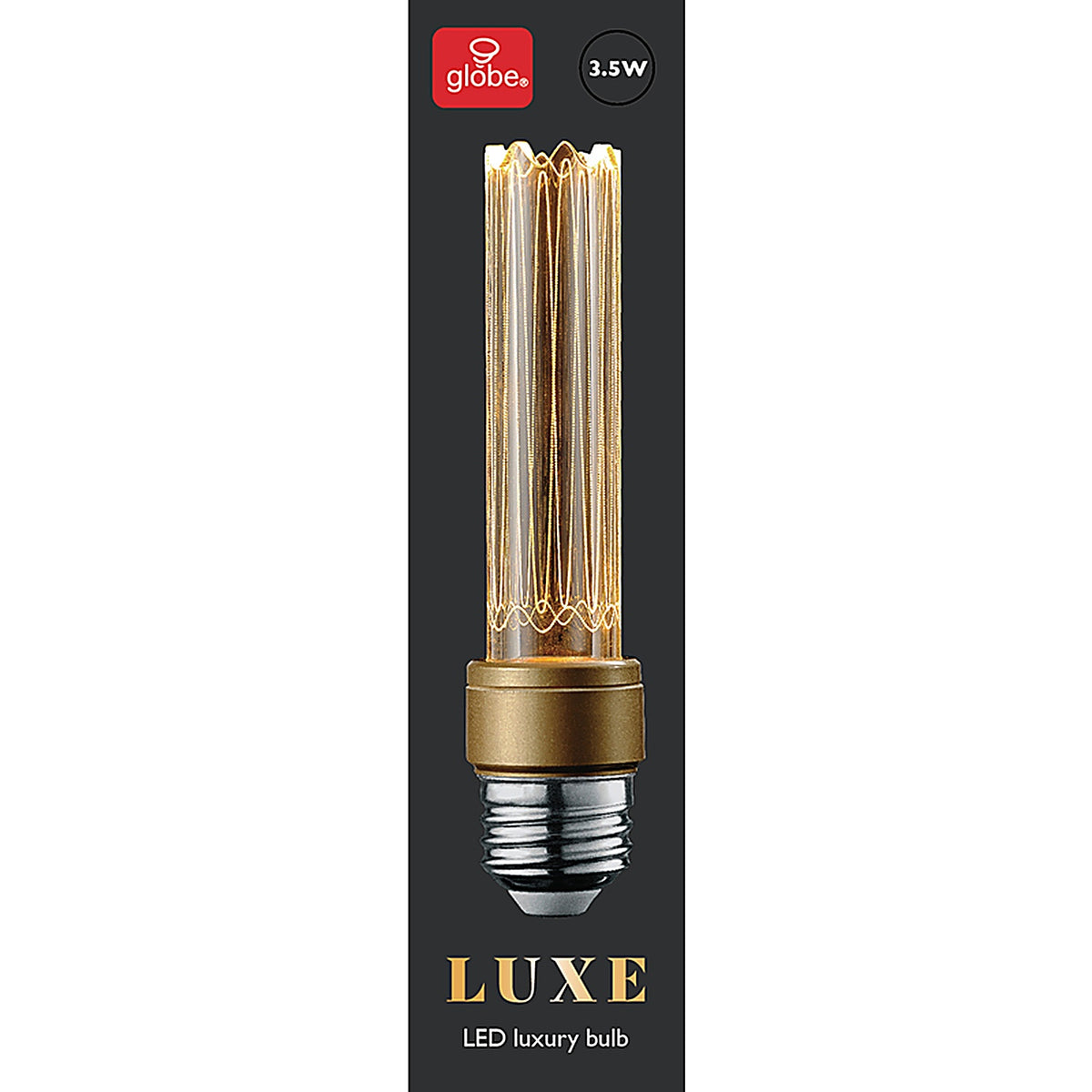 Globe Electric 35885 Luxe E26 E26 (Medium) Filament LED Bulb Warm White 40 Watt Equivalence 1 pk