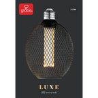 Globe Electric 35876 Luxe G40 E26 (Medium) Filament LED Bulb Amber Soft White 40 W 1 pk