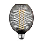 Globe Electric 35876 Luxe G40 E26 (Medium) Filament LED Bulb Amber Soft White 40 W 1 pk