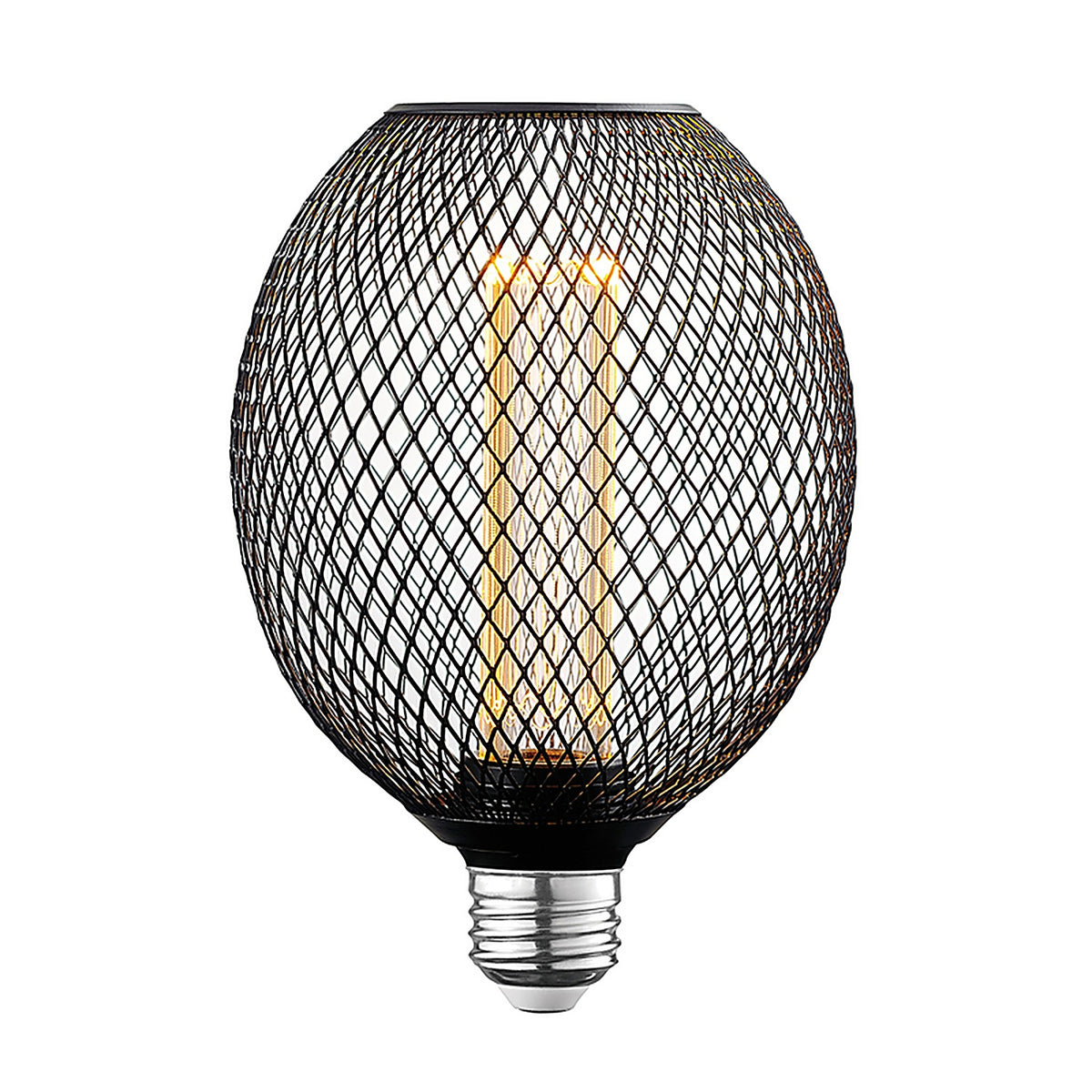Globe Electric 35876 Luxe G40 E26 (Medium) Filament LED Bulb Amber Soft White 40 W 1 pk