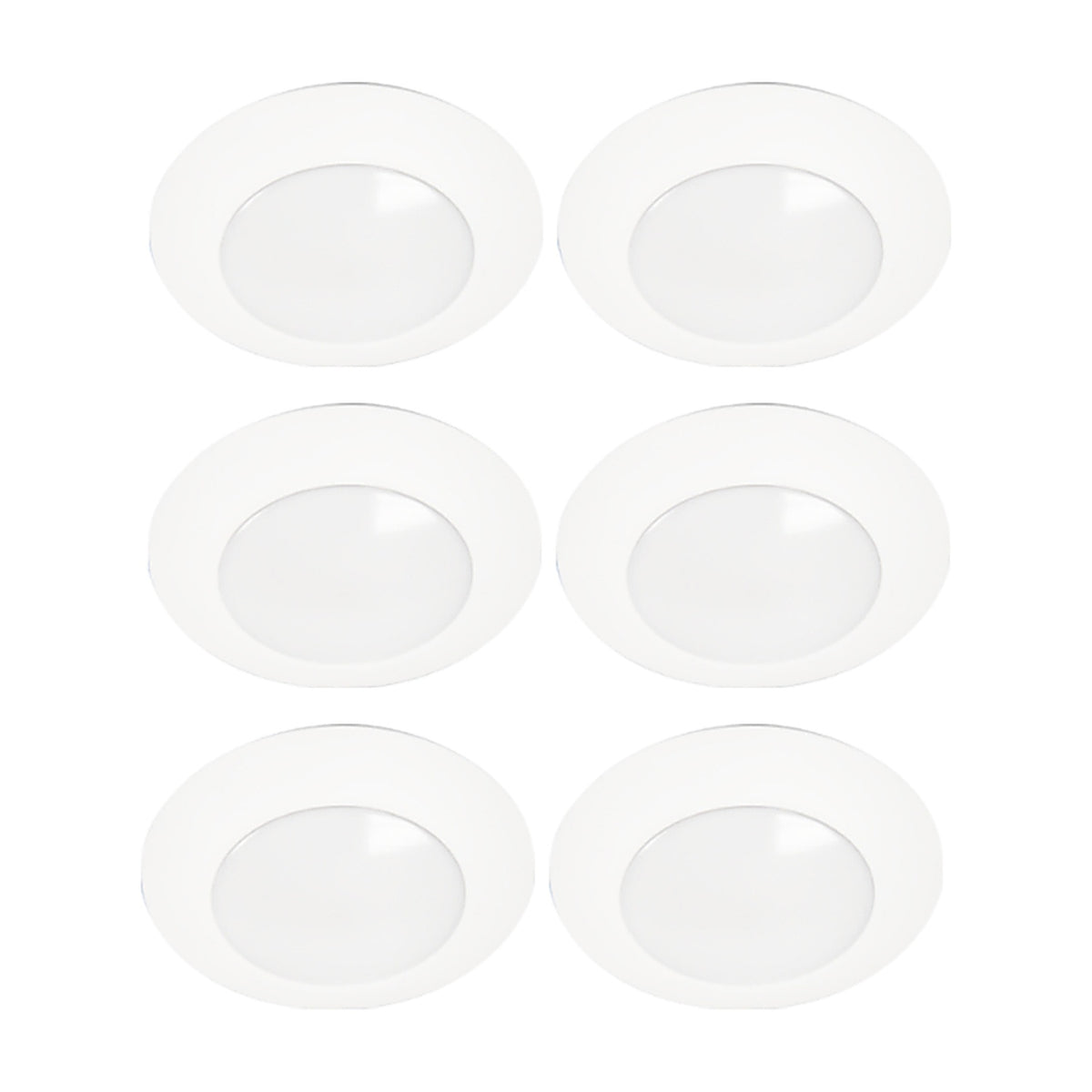 Halo HLC6099301EWH6B White 6 in. W Aluminum LED Recessed Light Trim 15.7 W