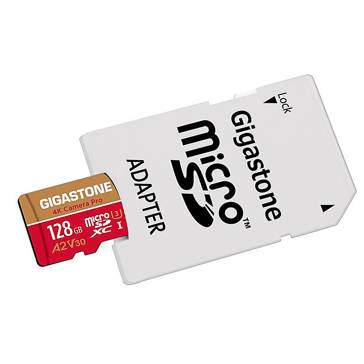 Gigastone 2IN14KA2V30-128 SD Flash Memory Card 1 pk