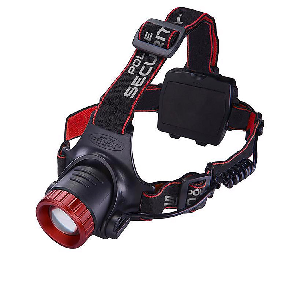 Police Security - 98070 - Lookout 1000 LM Black LED Head Lamp AA Battery