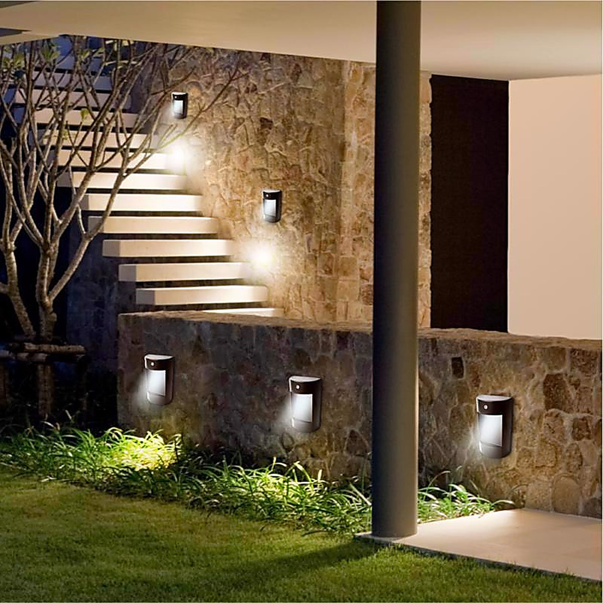 Feit Electric S8PHMWM850DDBZ Dusk to Dawn Hardwired LED Bronze Security Light