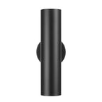Globe Electric 32965 Matteo Matte Black Switch LED Wall Lantern
