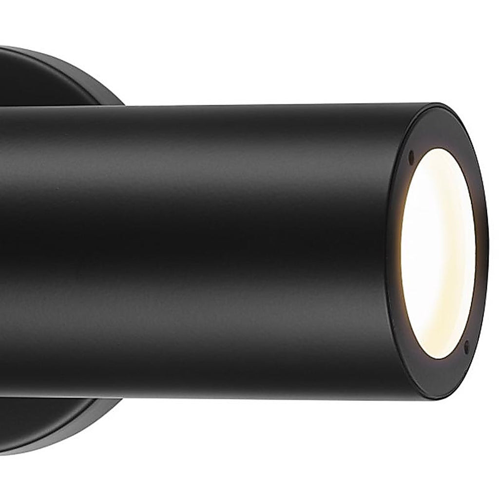 Globe Electric 32965 Matteo Matte Black Switch LED Wall Lantern