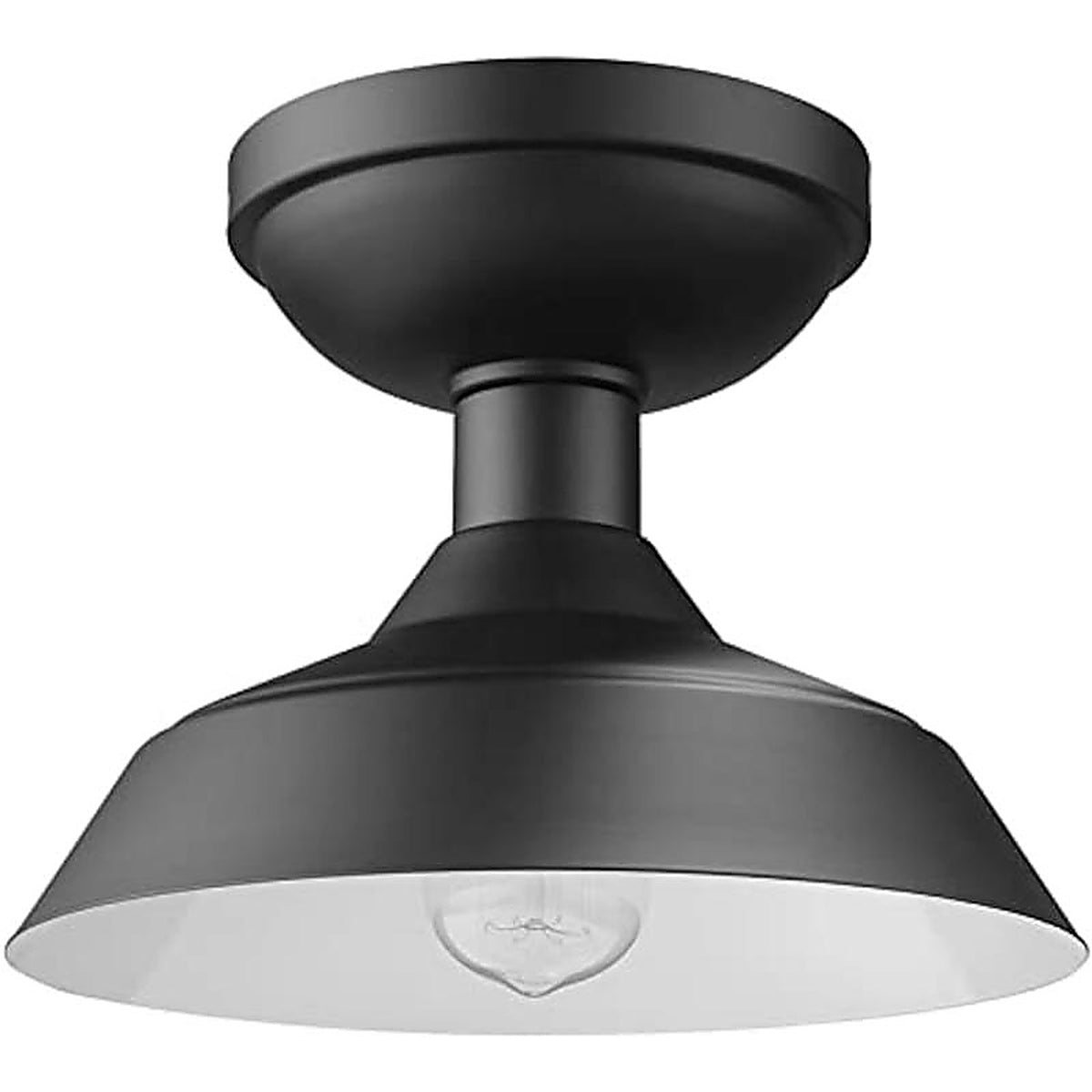 Globe Electric - 44677 - Kurt 8.5 In. H X 11 In. W X 11 In. L Matte Black Black Ceiling Light