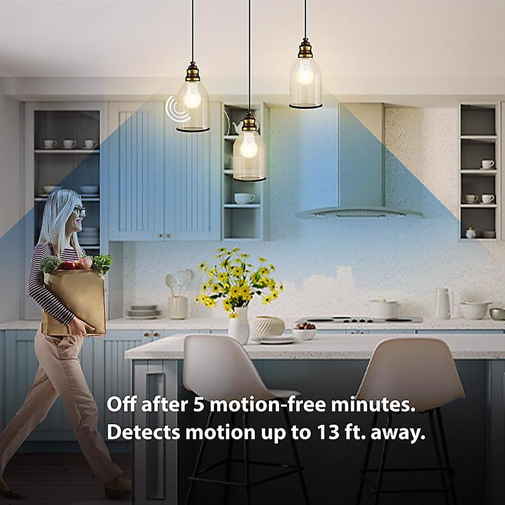 Feit Electric OM603CTCAMLEDI A19 E26 (Medium) LED Motion Activated Bulb Tunable White/Color Changing 60 Watt Equiva