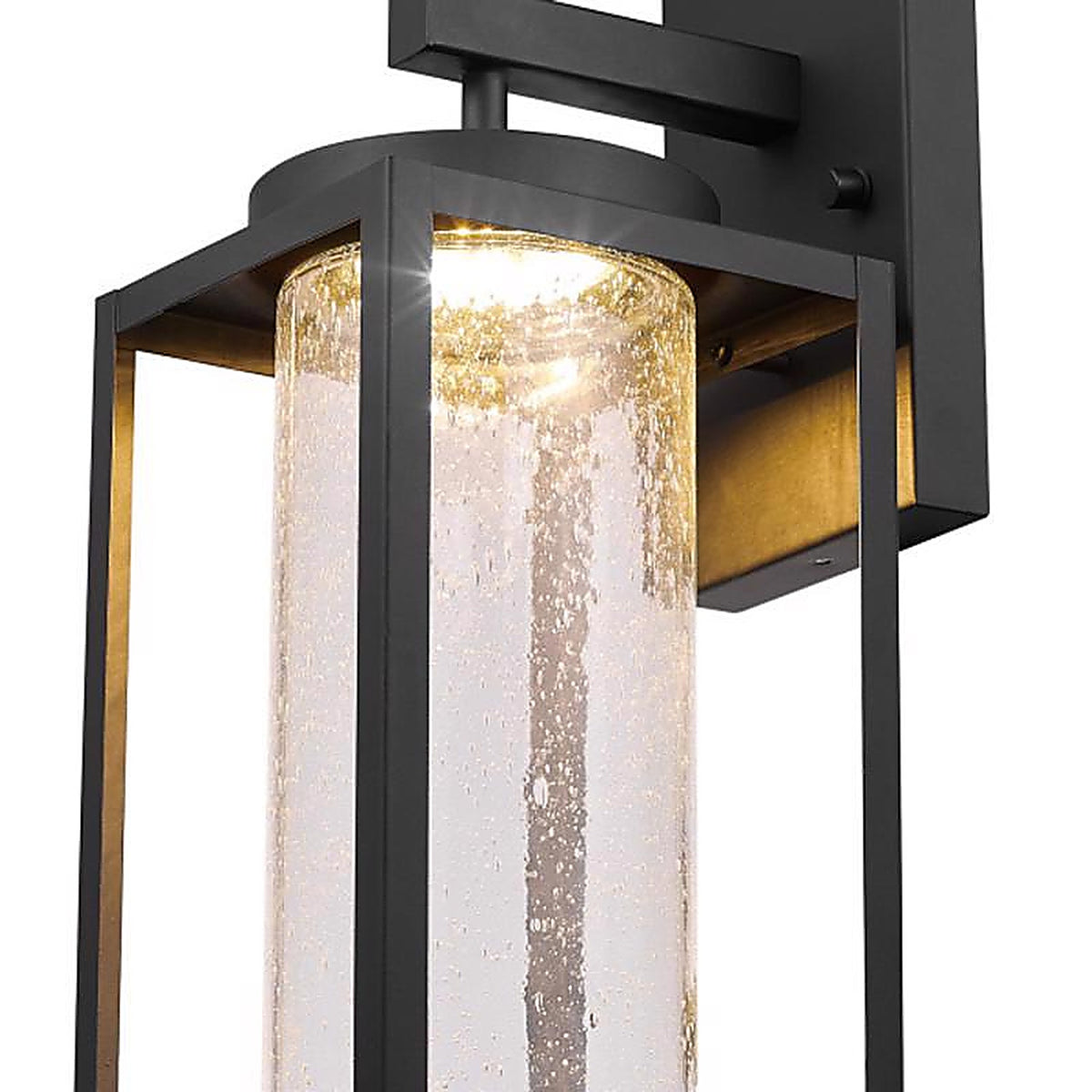 Globe Electric 44359 Capulet 1-Light Matte Black Wall Sconce