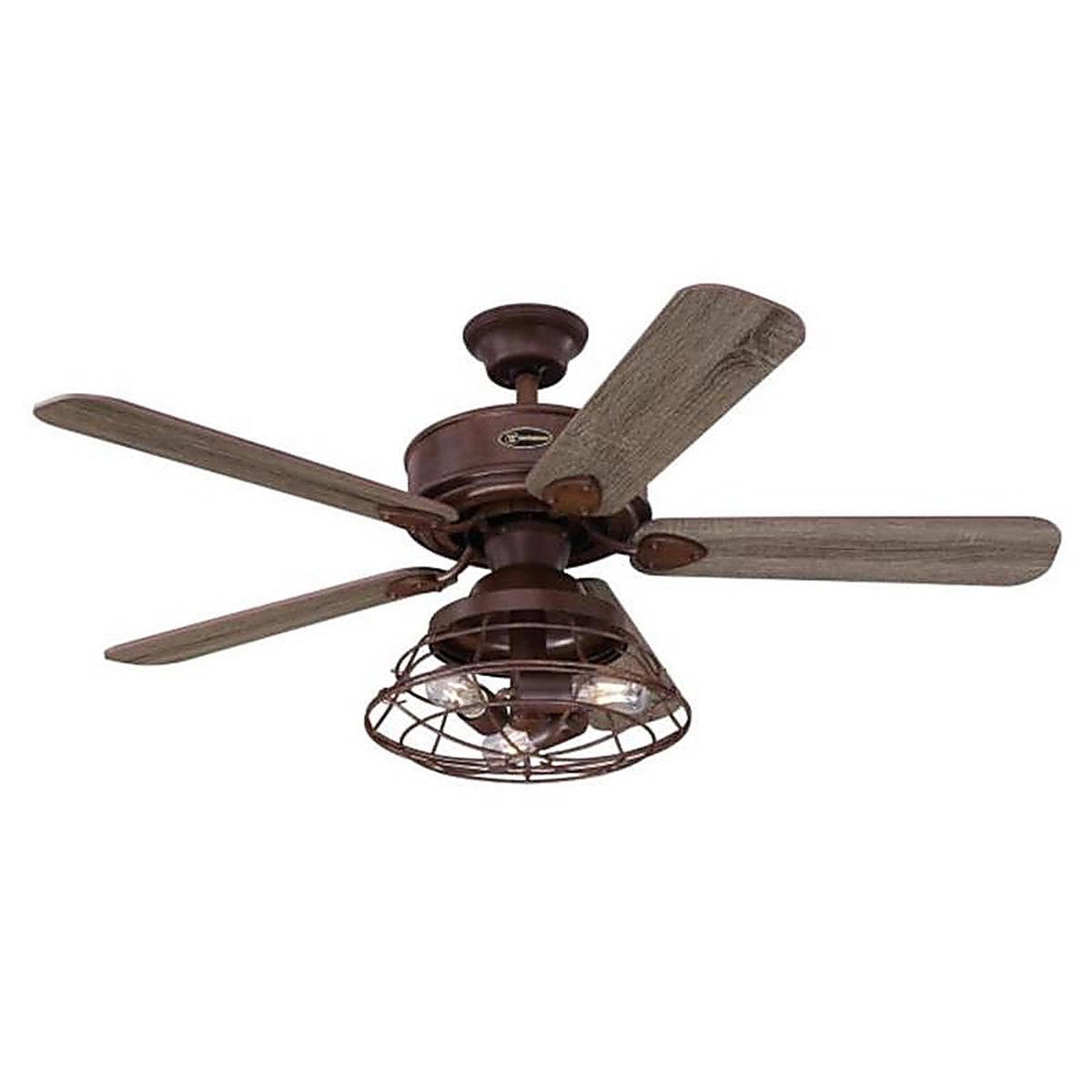 Westinghouse 72205 Barnett 48 in. Pewter Brown LED Indoor Ceiling Fan