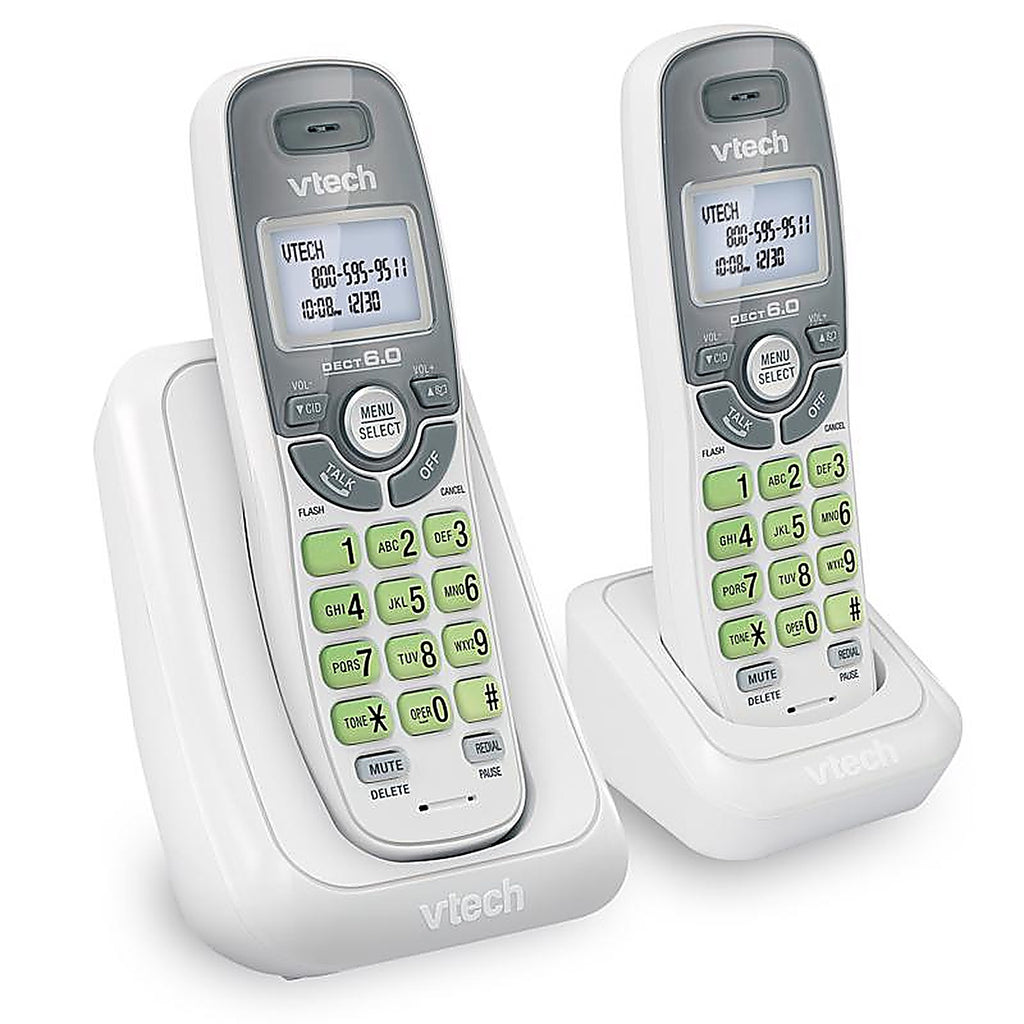 Vtech - CS6114-2 - 2 Pack Digital Cordless Telephone White