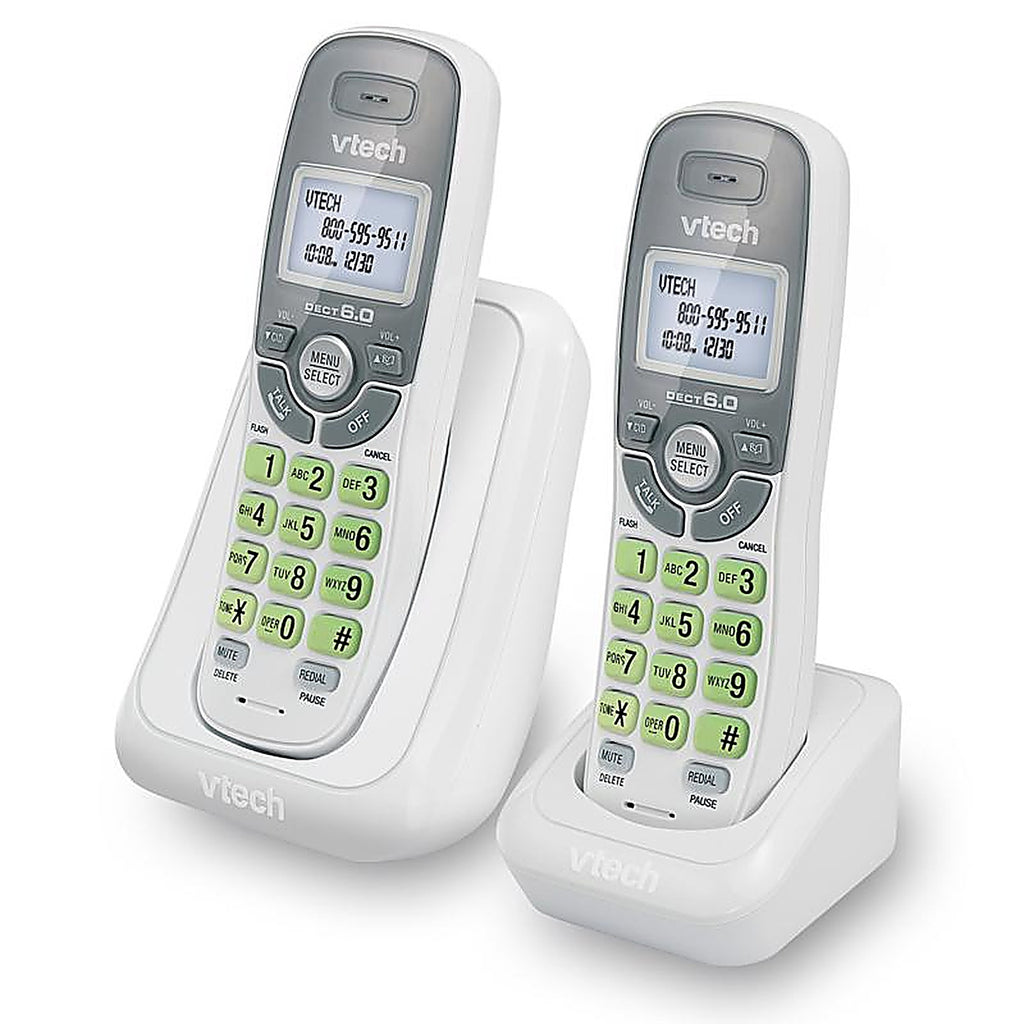Vtech - CS6114-2 - 2 Pack Digital Cordless Telephone White