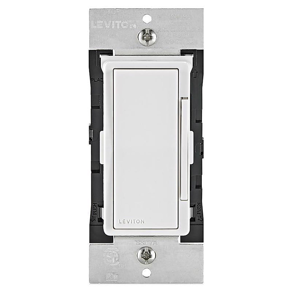 Leviton D24SF-1RW Decora Rocker Fan Control Switch White 1 pk