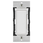 Leviton D24SF-1RW Decora Rocker Fan Control Switch White 1 pk