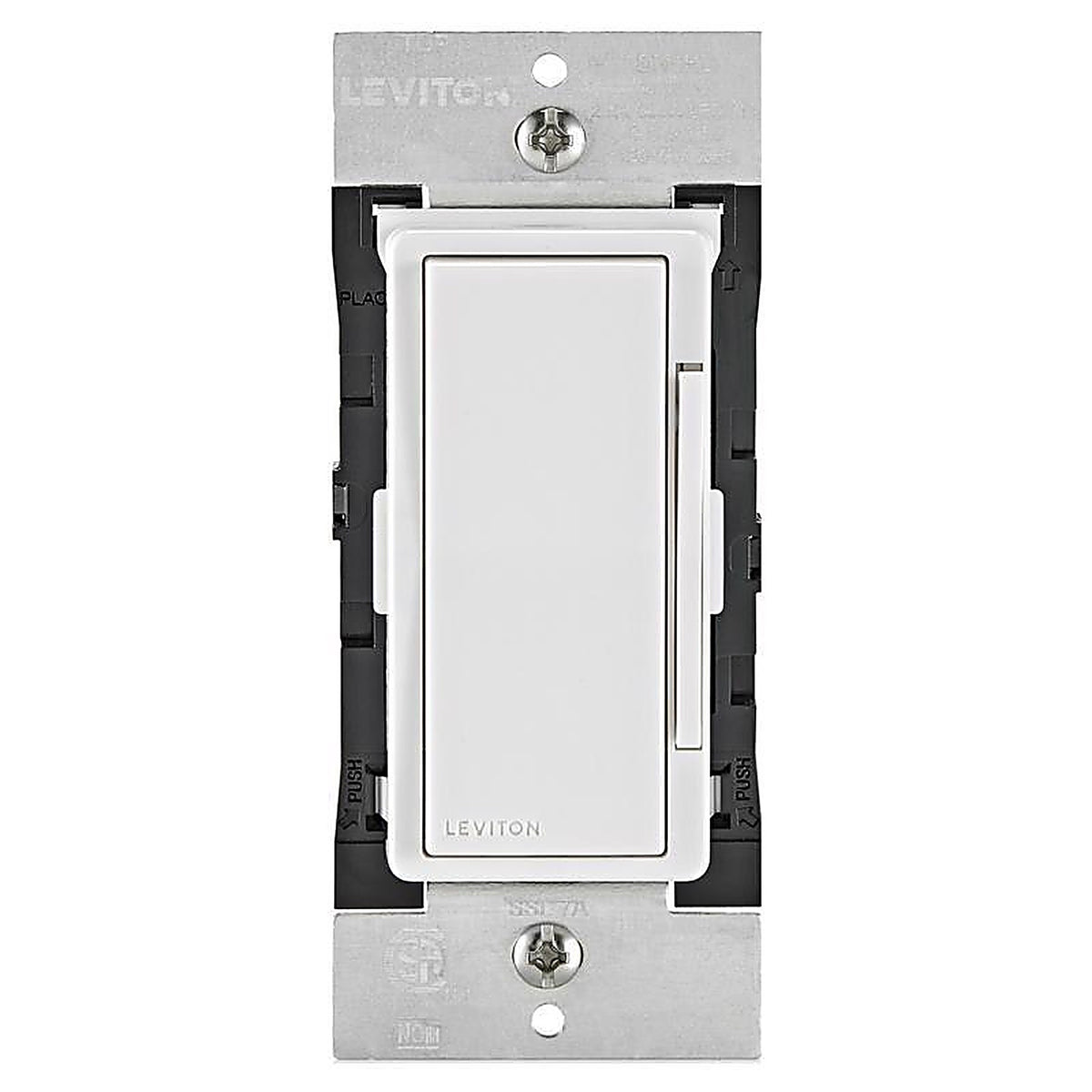 Leviton D24SF-1RW Decora Rocker Fan Control Switch White 1 pk