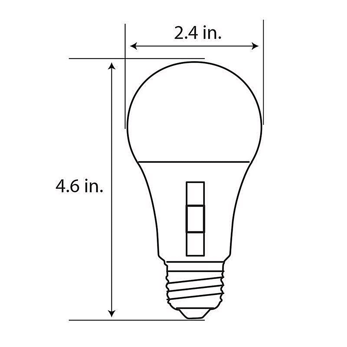 Feit Electric OM200/3CCT/LEDI A21 E26 (Medium) LED Bulb Tunable White/Color Changing 200 Watt Equivalence 1 pk