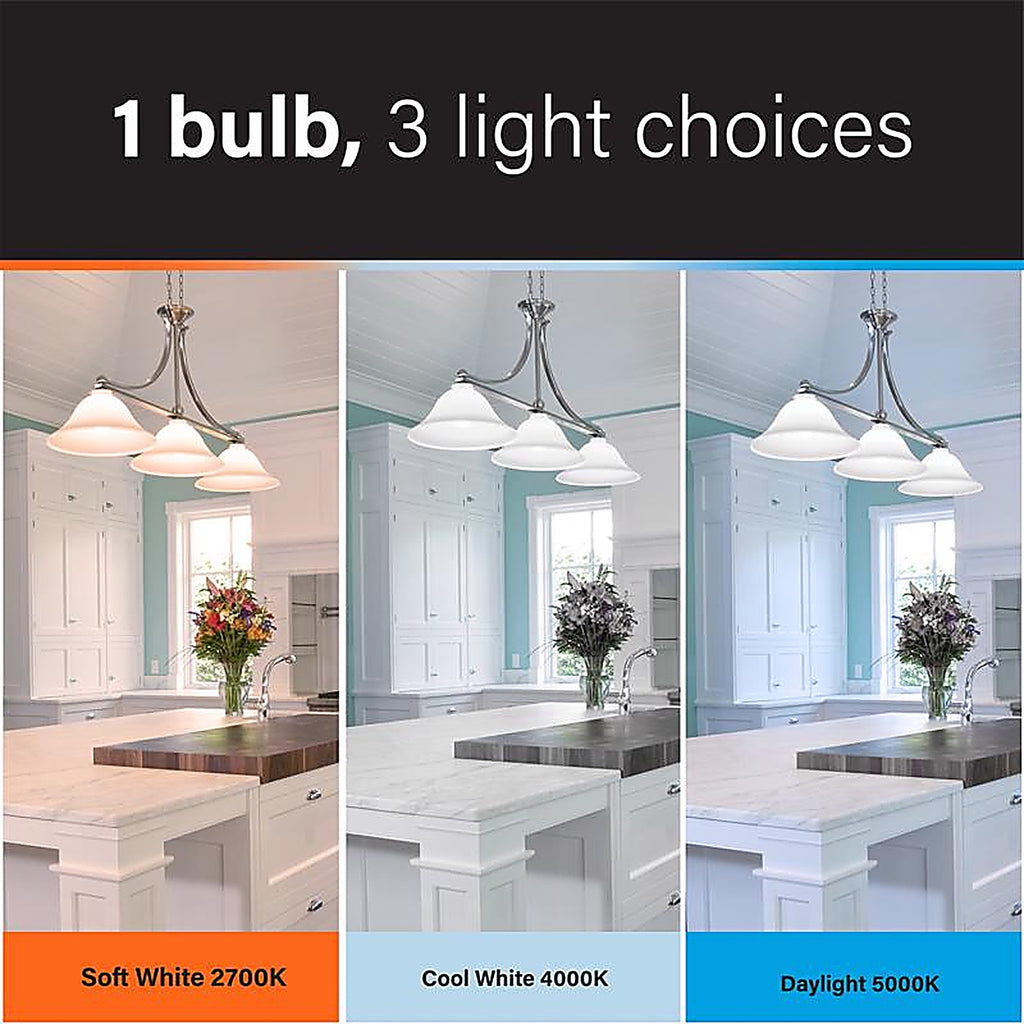 Feit Electric OM300/3CCT/LEDI A23 E26 (Medium) LED Bulb Tunable White/Color Changing 300 Watt Equivalence 1 pk