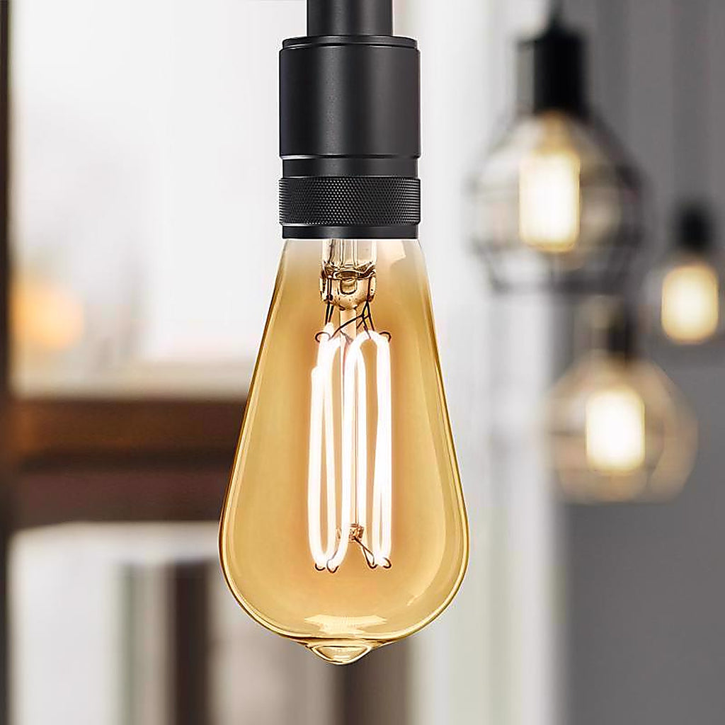 Feit - ST1940/VGTFIL2 - St19 E26 (Medium) Filament LED Bulb Warm White 40 Watt Equivalence 2 Pack