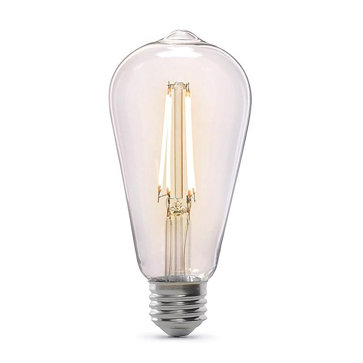 Feit Electric ST19C950CADFILD ST19 E26 (Medium) LED Dusk to Dawn Bulb Daylight 60 Watt Equivalence 1 pk