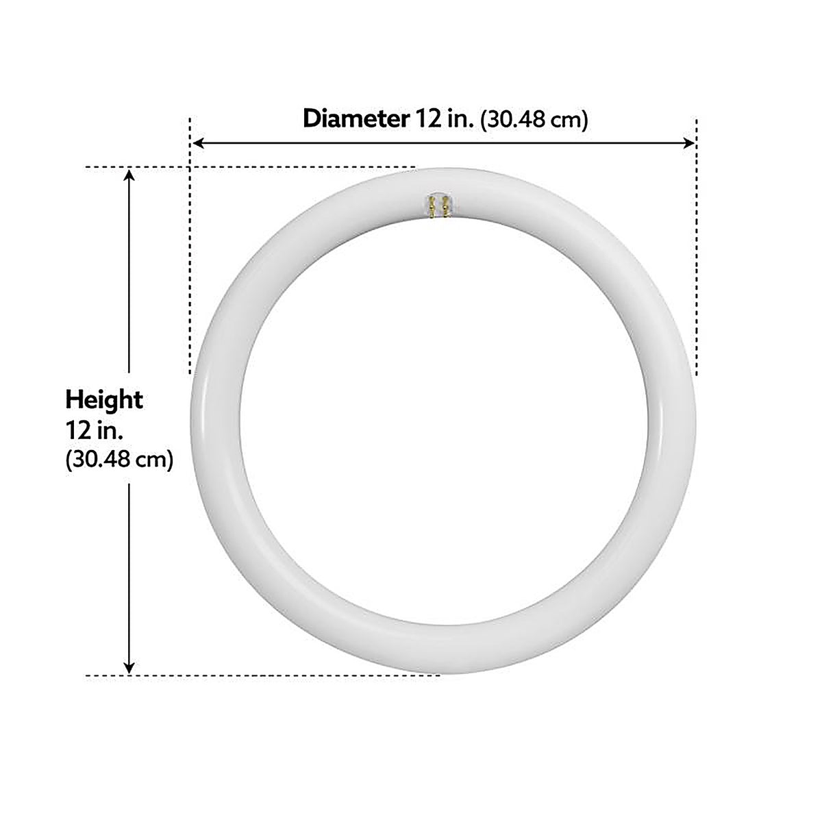 Feit Electric FC12/3CCT/LED T9 4-Pin LED Tube Light Color Changing 32 Watt Equivalence 1 pk
