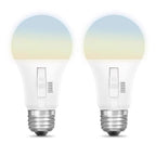 Feit Electric OM60DM/6WYCA/2 A19 E26 (Medium) LED Light Bulb Color Changing 60 Watt Equivalence 1 pk
