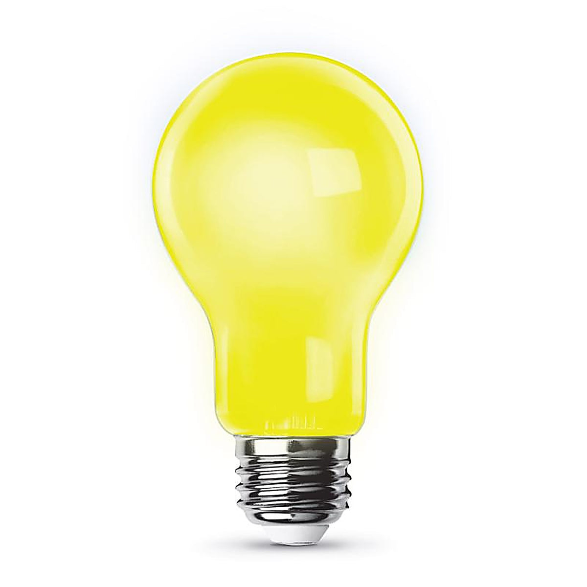 Feit Electric A19100/BUG/LED A19 E26 (Medium) LED Bulb Yellow 100 Watt Equivalence 1 pk