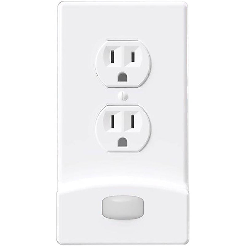 Westek - LCR-MCDO-W - Lumicover Motion Activated White 1 Gang Plastic Duplex Nightlight Wall Plate 1 Pack