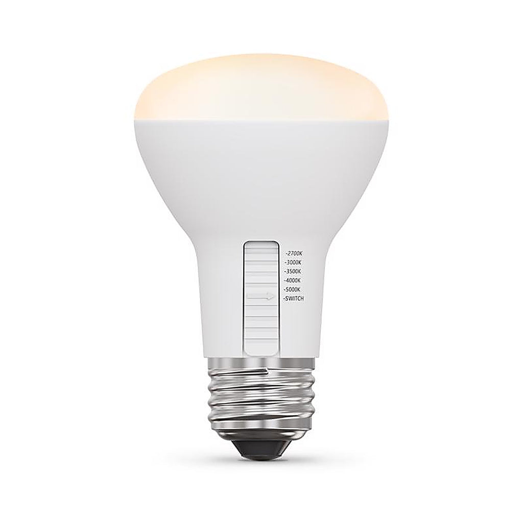 Feit - R20DM/6WYCA/2 - R20 E26 (Medium) LED Bulb Adjustable White 45 Watt Equivalence 2 Pack