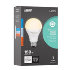 Feit - OM1503CCTCALEDI - A21 E26 (Medium) Smart-Enabled LED Bulb Adjustable White 150 Watt Equivalence 1 Pack