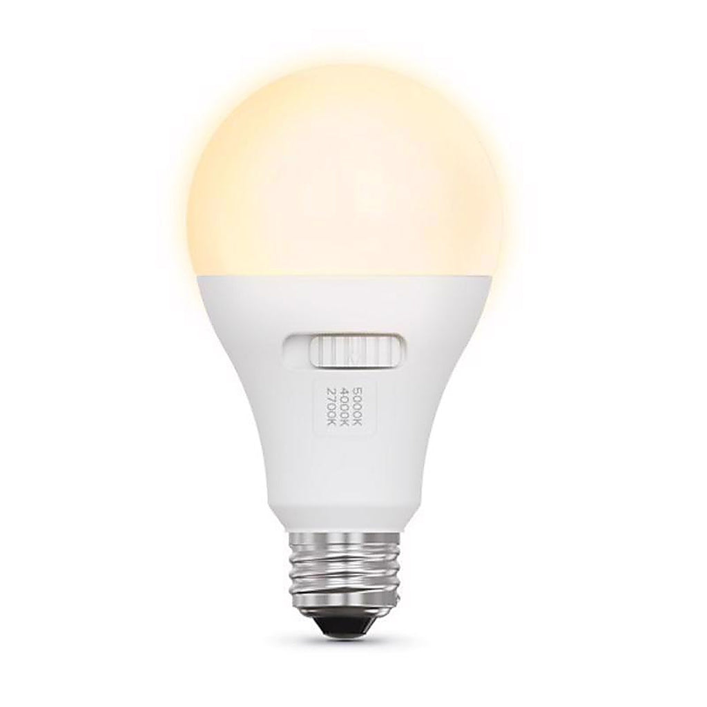 Feit - OM1503CCTCALEDI - A21 E26 (Medium) Smart-Enabled LED Bulb Adjustable White 150 Watt Equivalence 1 Pack