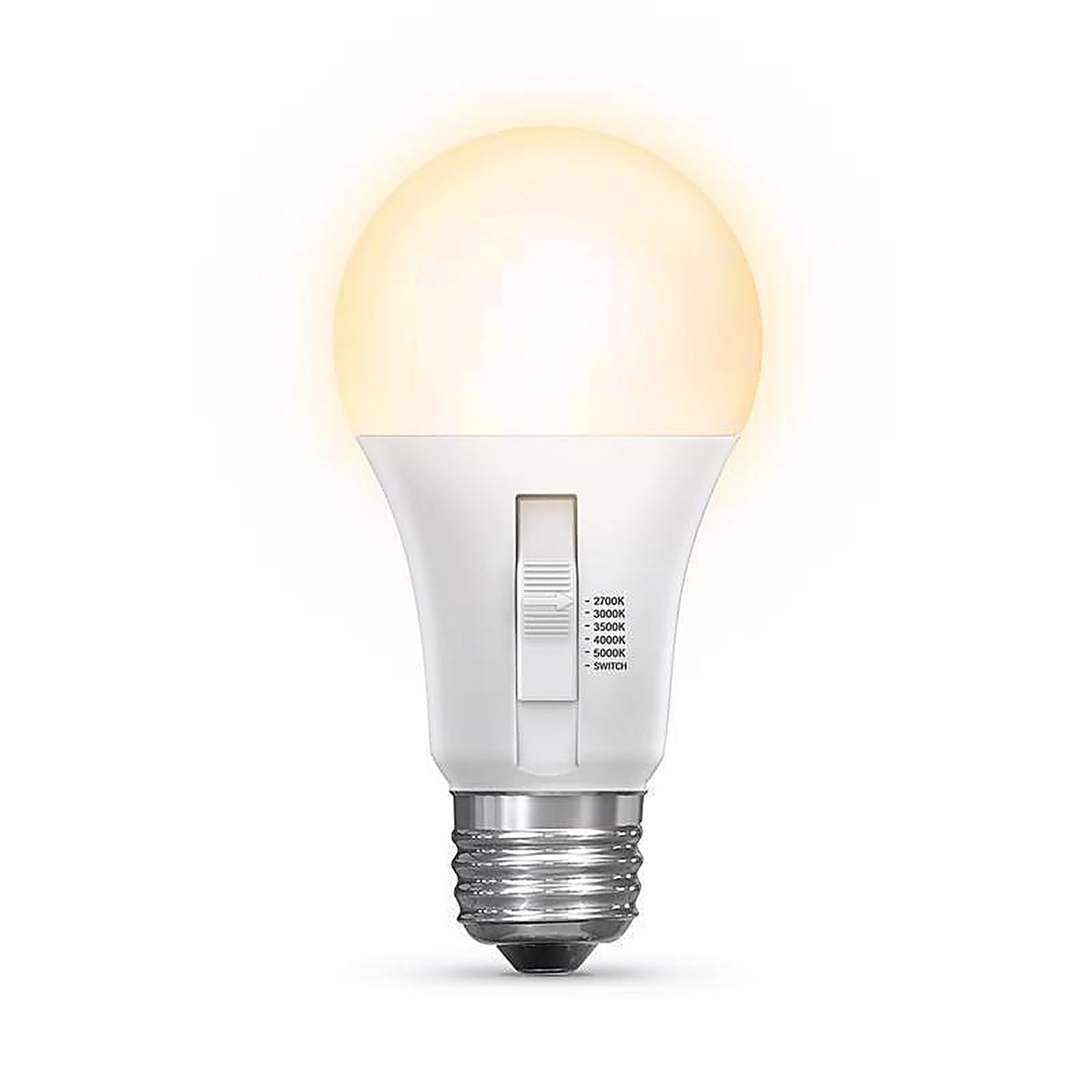 Feit - OM75DM/6WYCA/2 - A19 E26 (Medium) LED Bulb Adjustable White 75 Watt Equivalence 2 Pack