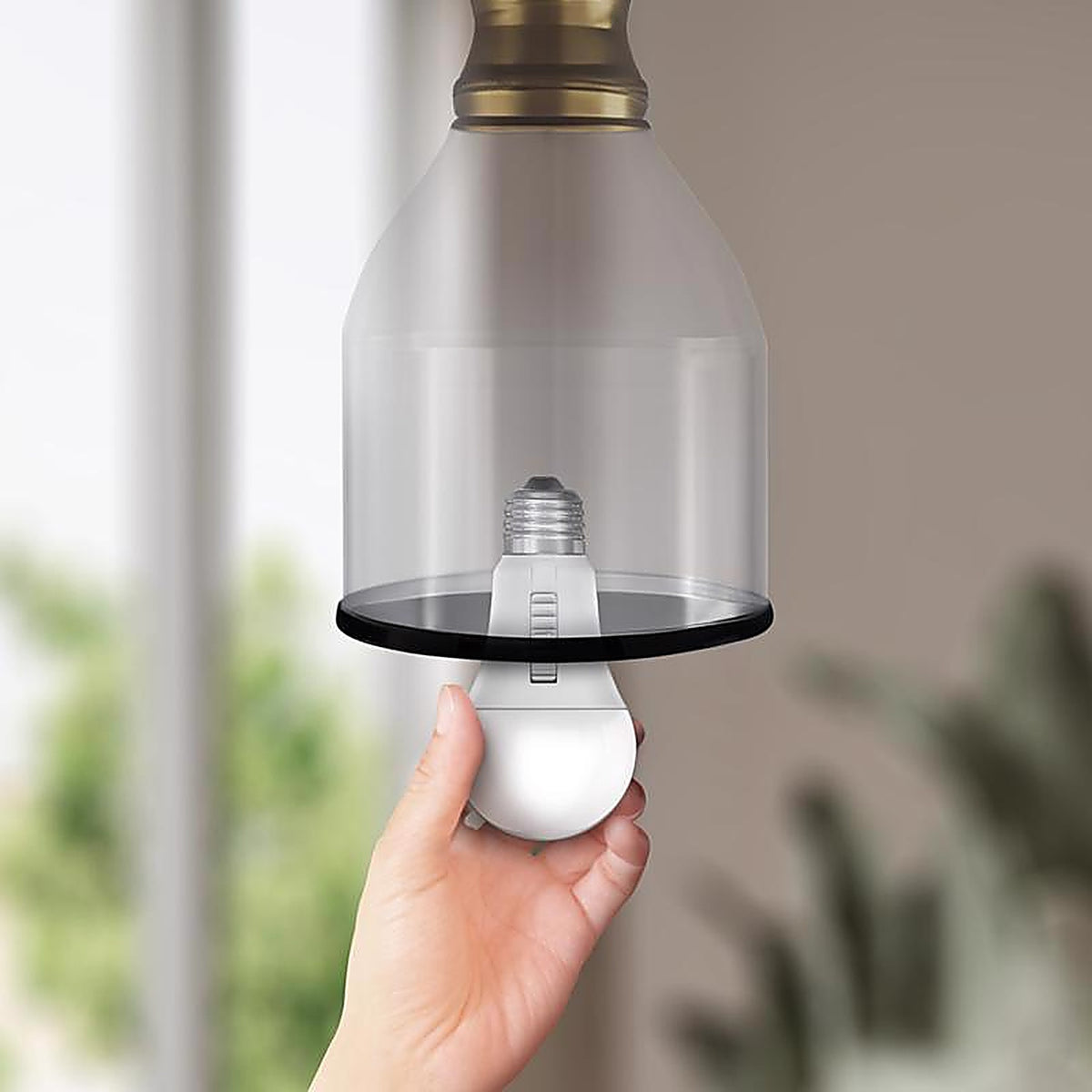 Feit - OM75DM/6WYCA/2 - A19 E26 (Medium) LED Bulb Adjustable White 75 Watt Equivalence 2 Pack
