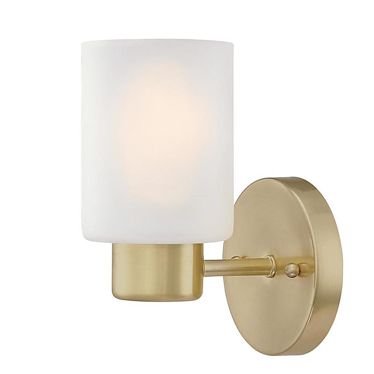 Westinghouse - 6126400 - Sylvestre 1-Light Champagne Brass Wall Sconce