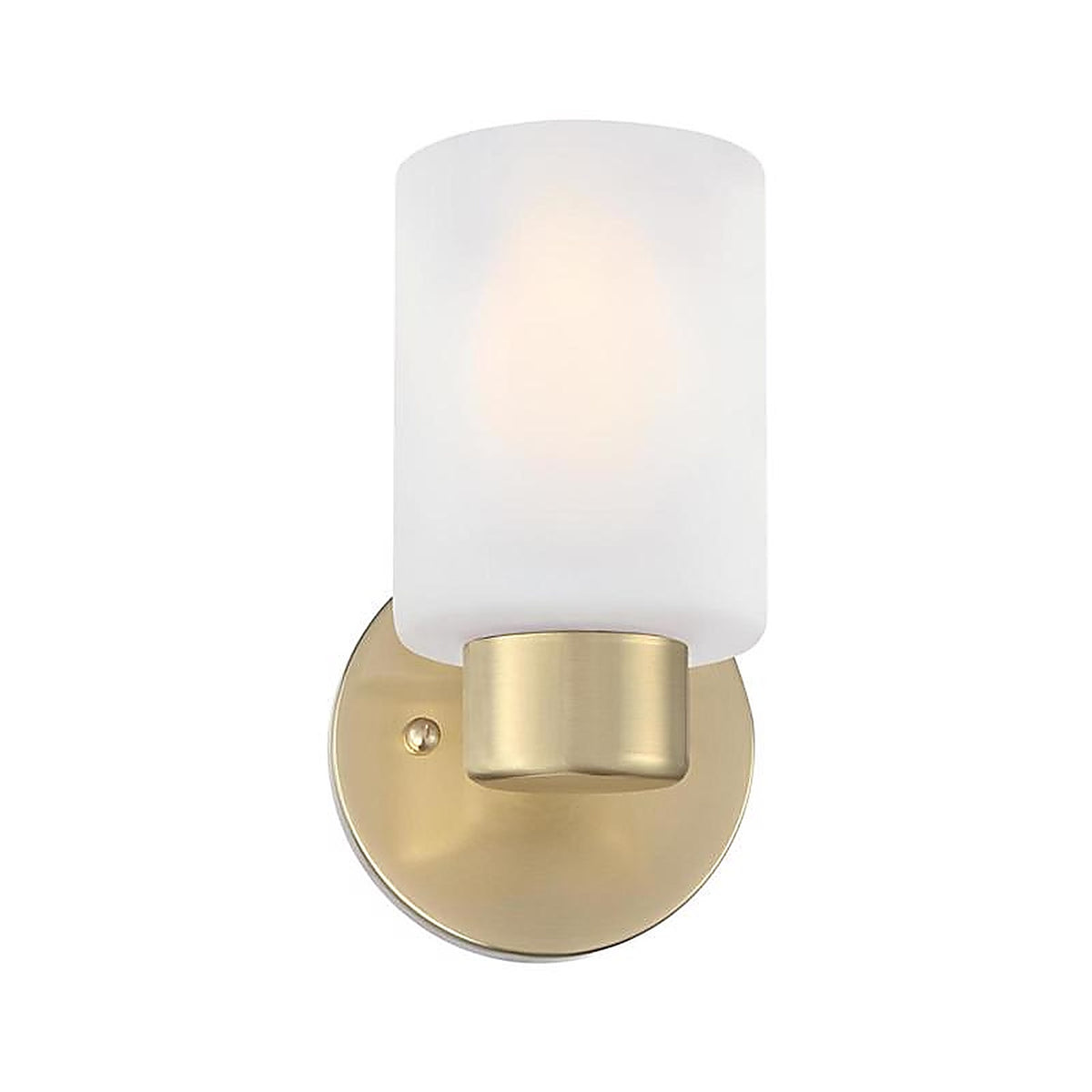 Westinghouse - 6126400 - Sylvestre 1-Light Champagne Brass Wall Sconce