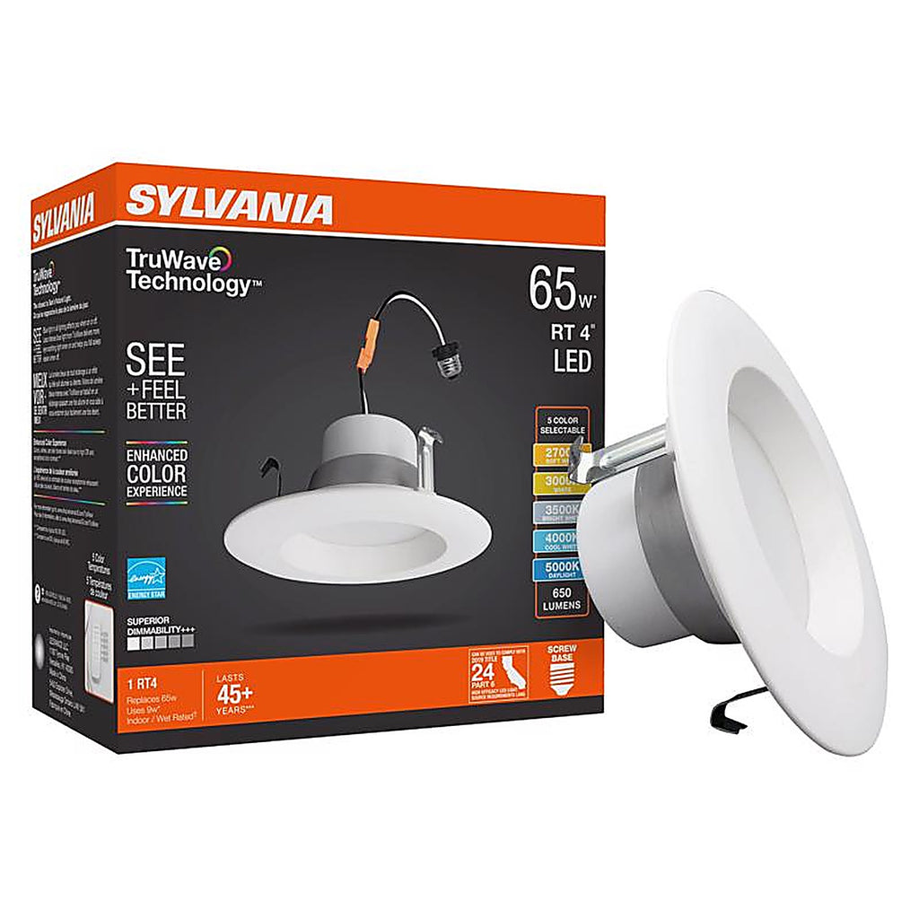 Sylvania - 62386 - Truwave White LED Retrofit Recessed Lighting 65 W