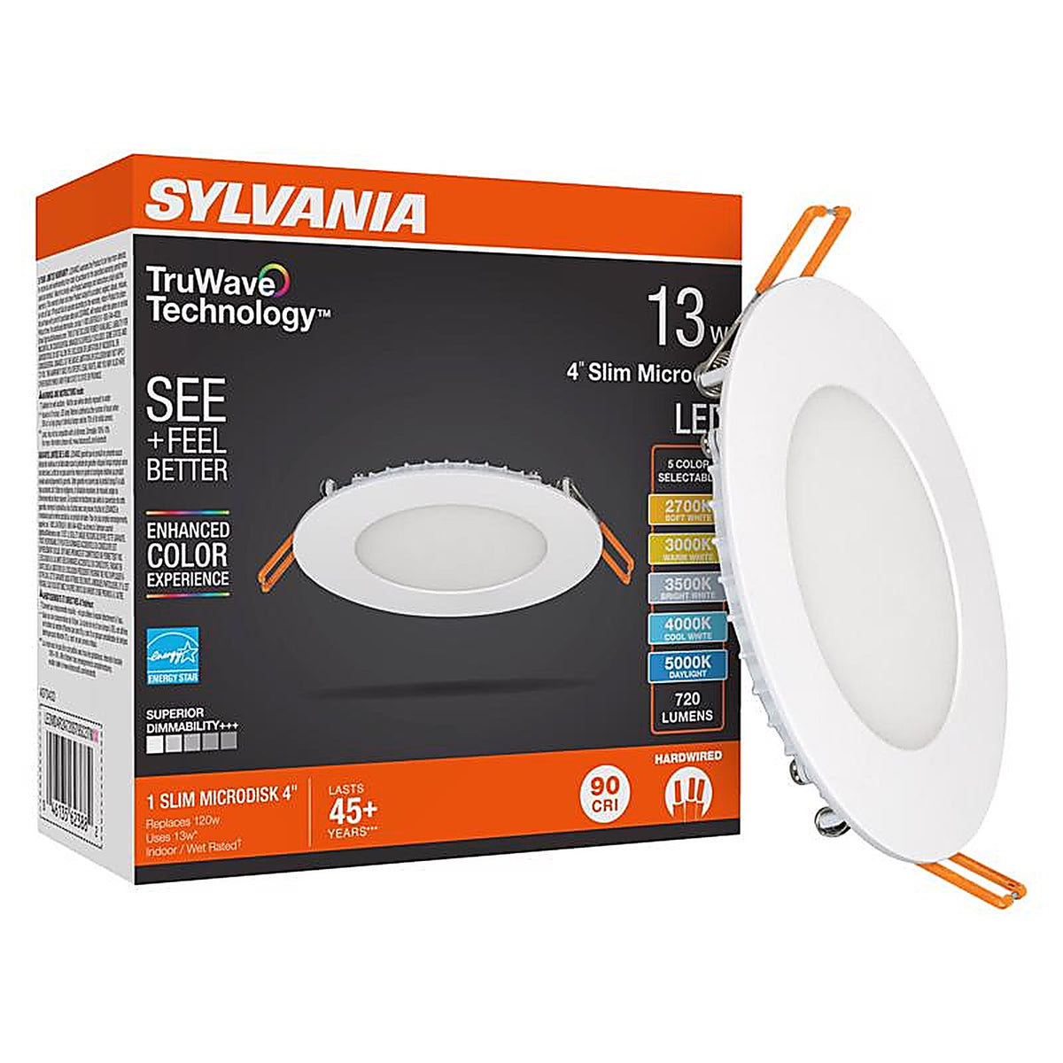Sylvania - 62388 - Truwave White LED Canless Recessed Downlight 13 W