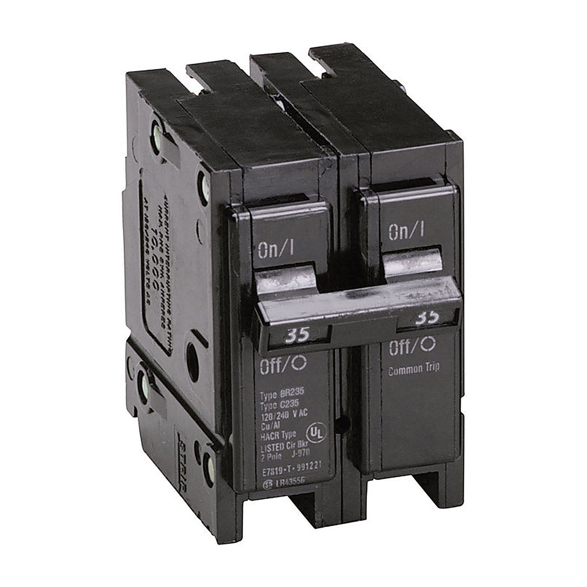 Eaton - BR235 - 35 Amps Plug in 2-Pole Circuit Breaker