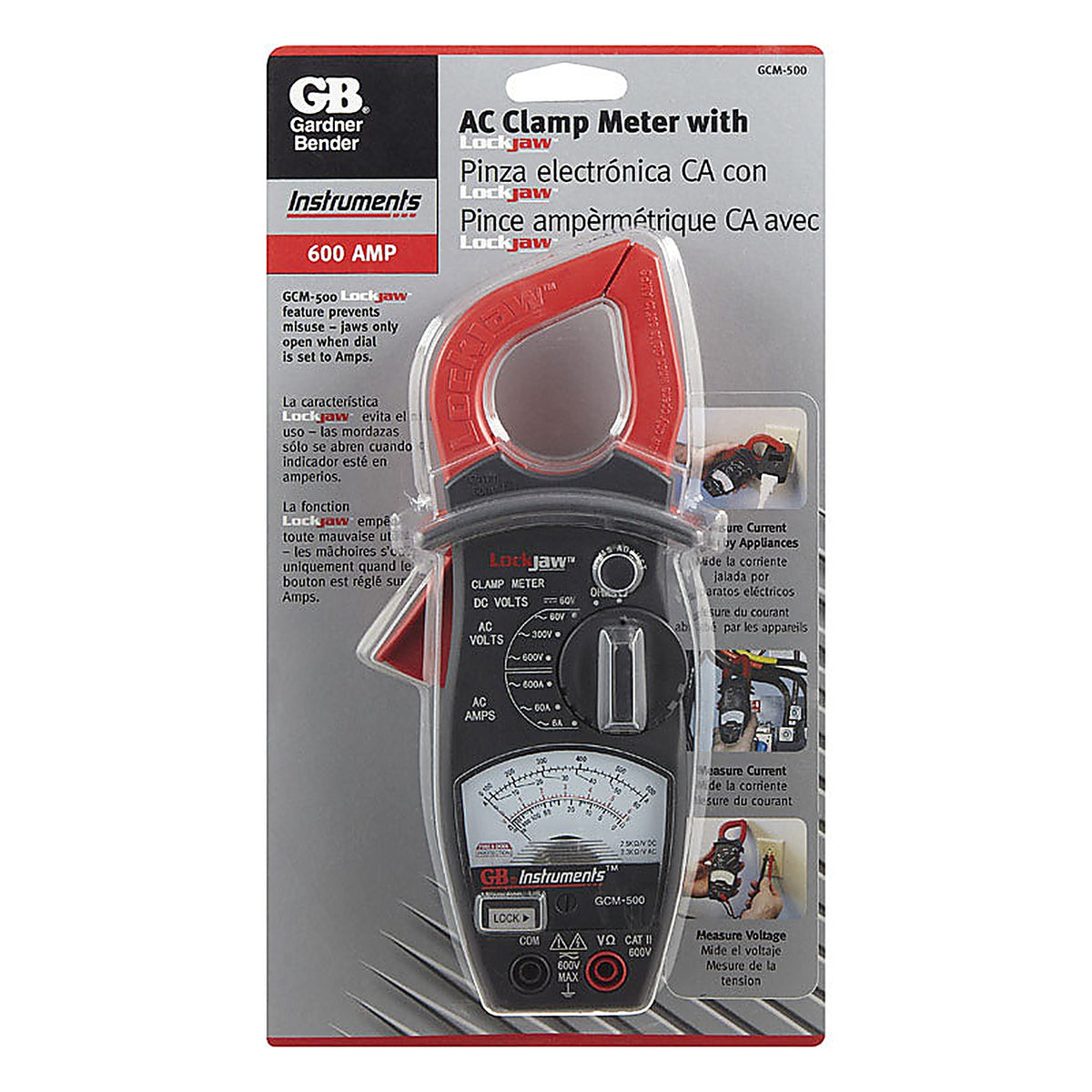 Gardner Bender GCM-500 Analog Clamp-On Meter