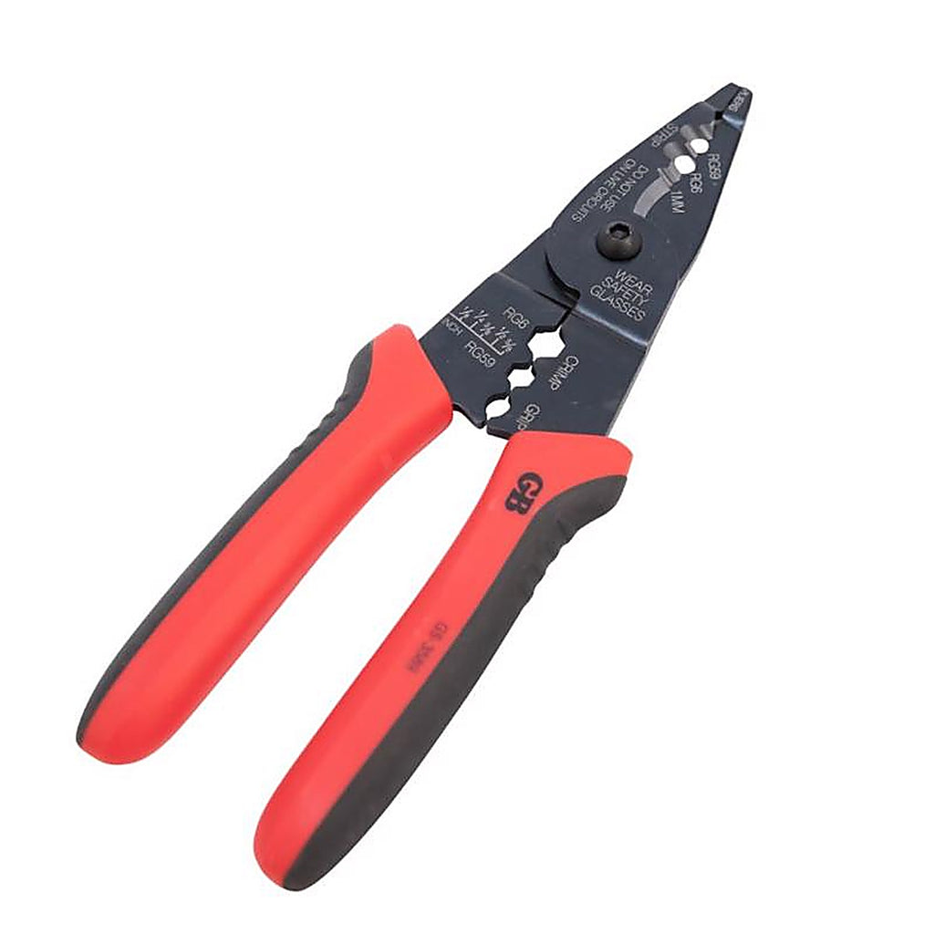 Gardner Bender - GS-3589 - 1-1/4 In. L Black/Red Coaxial Cable Stripper
