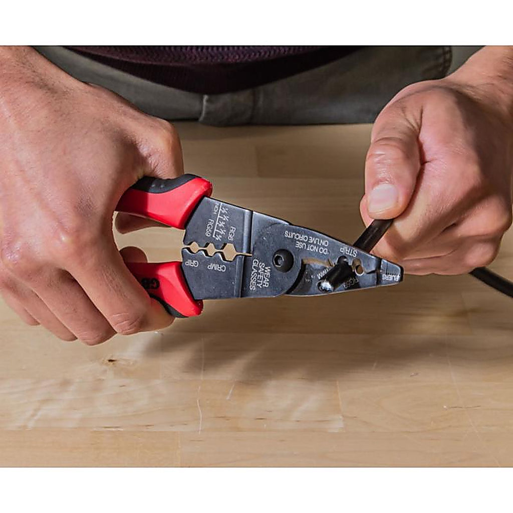 Gardner Bender - GS-3589 - 1-1/4 In. L Black/Red Coaxial Cable Stripper