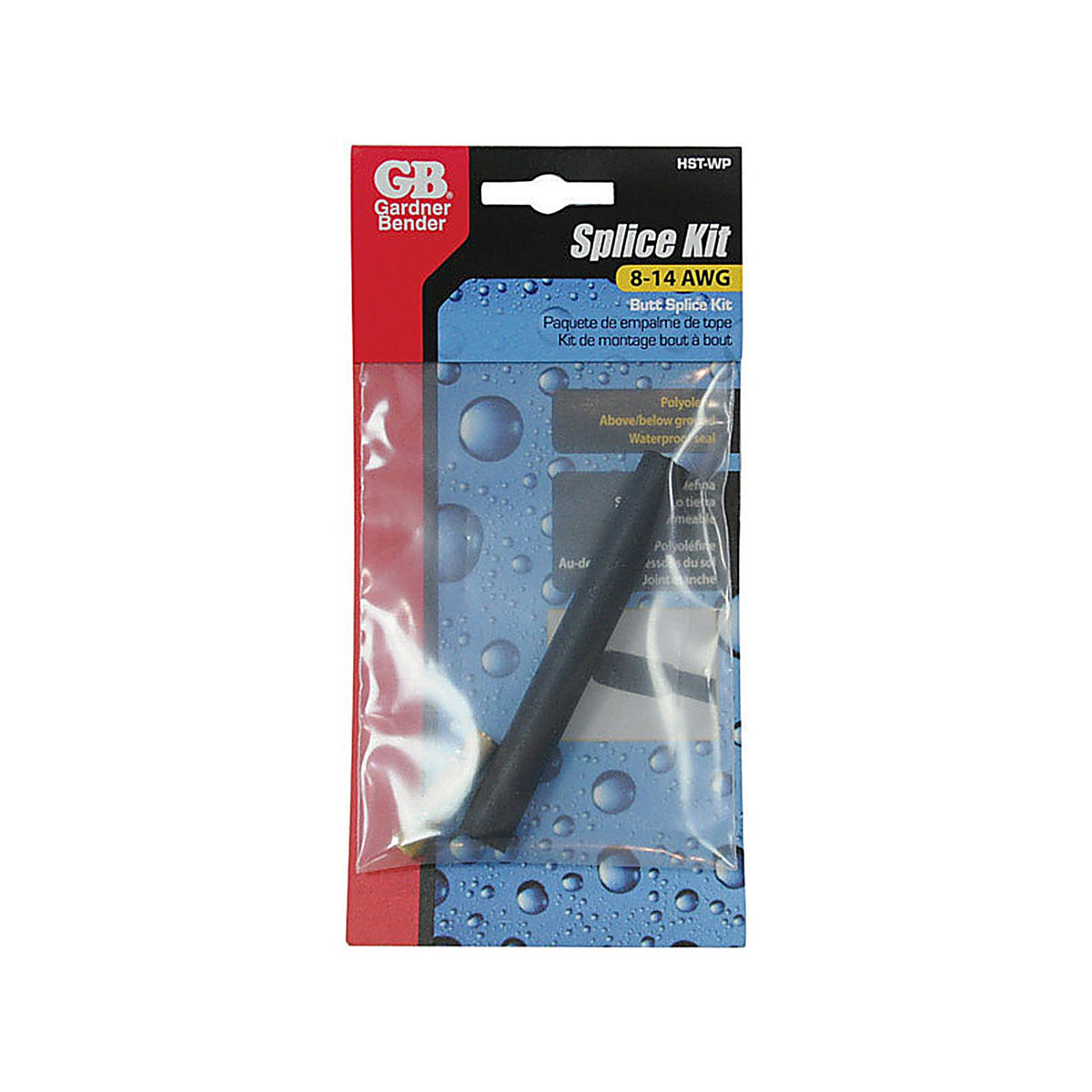 Gardner Bender HST-WP 14-8 Ga. Insulated Wire Butt Splice Black 1/Pack